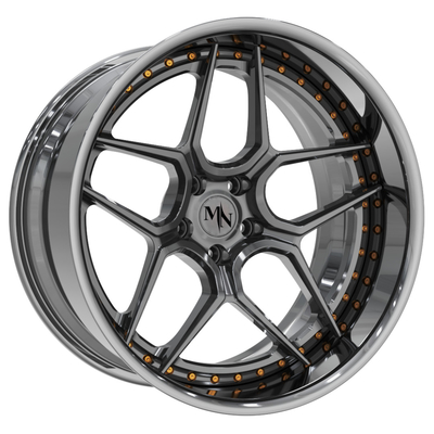 Deep Dish 3 PC Audi S5 JC Dövme Tekerlekler R-FX101 Deep Dish Hafif