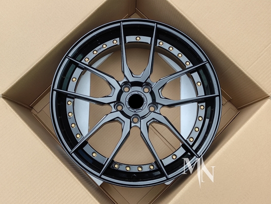 BC HCA162S Infiniti Q50 19 20 21 22 Inç Özel Siyah Halılar için İki Parça Tekerlek