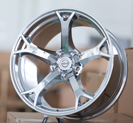 Nismo OEM Chrome Wheels Rim Nissan 370Z Infiniti Q50 Monoblock Kalıp Çarklar