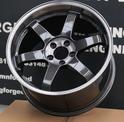 Rays Volk Racing Dövme Jantlar Te37 SL Çift Siyah Derin Çanak