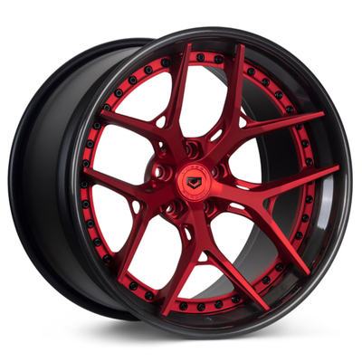 Vossen S21-01 3 Parça Porsche Wheels 6061-T6 3PC Konfigürasyonları