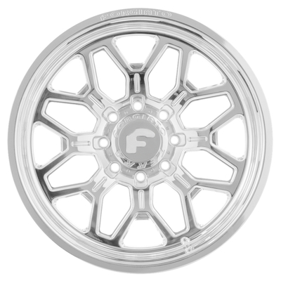 Forgiato Flusso-T Parlak Gümüş Jantlar 6061-T6 Pabuç 4-8