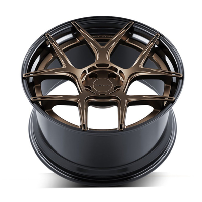 Y-Shaped Spoke 2 Parça Dövme Jant UF/2-151 Parlak Siyah Jant 20 İnç