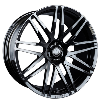 F Platinum Edition Gunmetal için Brabus Mercedes Benz Dövme Tekerlekler Monoblok