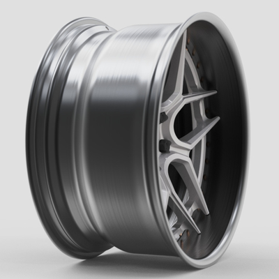 Deep Dish 3 PC Audi S5 JC Dövme Tekerlekler R-FX101 Deep Dish Hafif