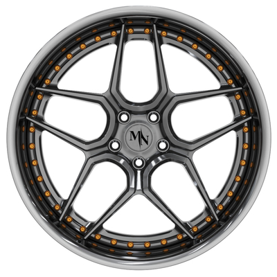 Deep Dish 3 PC Audi S5 JC Dövme Tekerlekler R-FX101 Deep Dish Hafif
