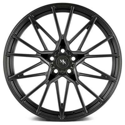 AGL58 Matt Black Porsche Dövme Tekerlekler Sentetikli Teller