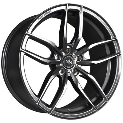 18 İnç Monoblok Yapılandırmalar Forge Auto Wheels 6061-T6 Mat Siyah