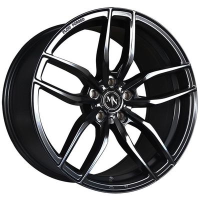 18 İnç Monoblok Yapılandırmalar Forge Auto Wheels 6061-T6 Mat Siyah