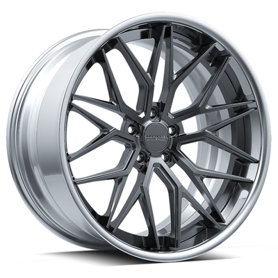 Y Twist Spokes 2 Parça İçbükey Tekerlekler Uf/2-103 Alaşımlı Jant 6061-T6