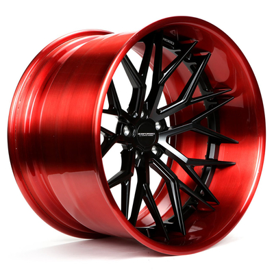 Y Twist Spokes 2 Parça İçbükey Tekerlekler Uf/2-103 Alaşımlı Jant 6061-T6