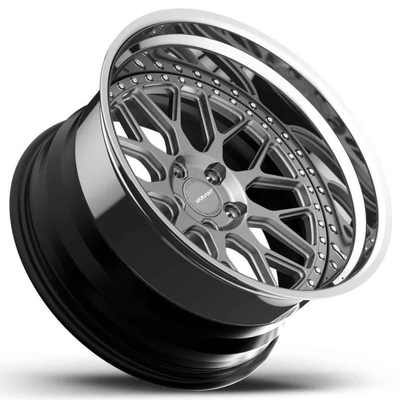 6061-T6 Deep Dish 3PC Dövme Tekerlekler VARYANT SFC-3P 18 İnç - 26 İnç