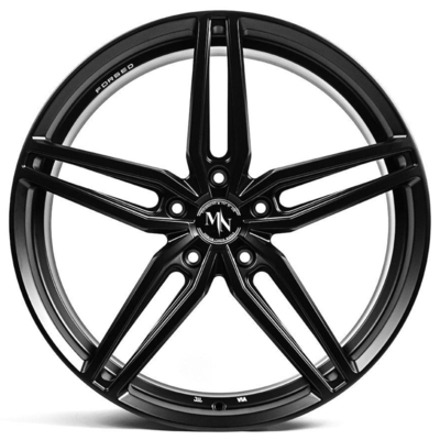 BMW M3 M4 F8x 20x9.5 20x11 için VR Dövme D10 Mat Siyah Tekerlek