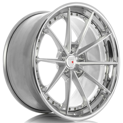 İçbükey Anrky AN38 812 Süper Hızlı Ferrari Dövme Tekerlekler Monoblok 2PC 3PC