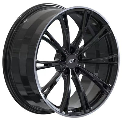 ABT Sportsline Gr-F Parlak Siyah Audi Dövme Jantlar 6061-T6 Alüminyum Alaşımlı