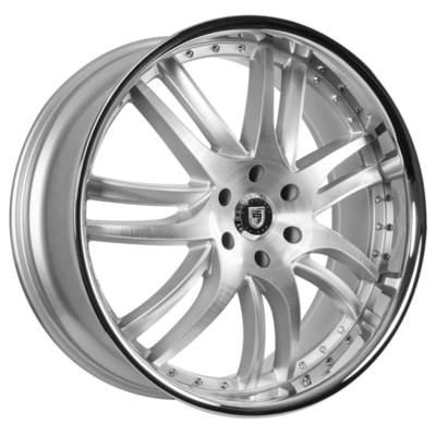 Lexani Profile 2PC Dövme Tekerlekler, SS Dudaklı Derin Dish 6061-T6 Alüminyum Alaşımlı