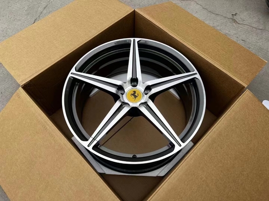 458 Italia 6061-T6 Alüminyum Alaşımlı OEM Tasarım Ferrari Dövme Jantlar