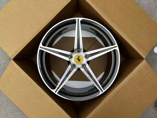 458 Italia 6061-T6 Alüminyum Alaşımlı OEM Tasarım Ferrari Dövme Jantlar