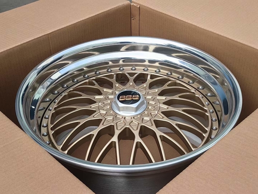BBS Super RS ​​Deep Dish BWM Porsche için Özel Boyutlu Dövme Tekerlekler
