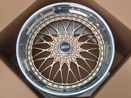 BBS Super RS ​​Deep Dish BWM Porsche için Özel Boyutlu Dövme Tekerlekler
