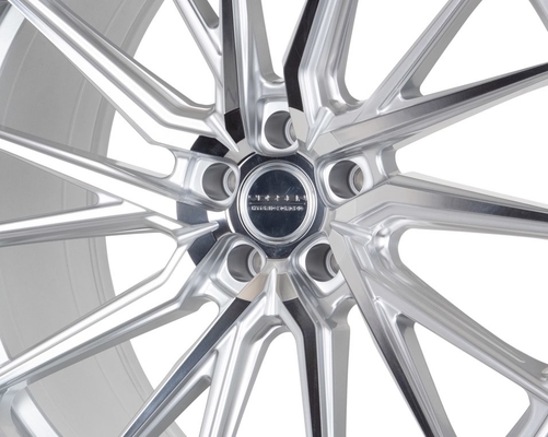 Audi RS4 A6 için Gümüş Cilalı Vossen HF-4T Dövme Jantlar