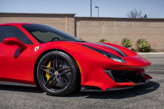 Ferrari 488 Pista için Lüks Jantlar HRE P107SC Monoblok Dövme Jantlar