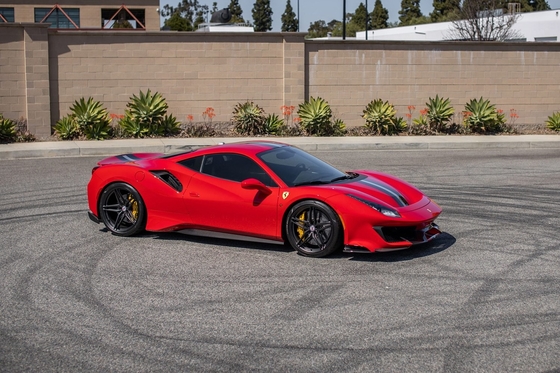 Ferrari 488 Pista için Lüks Jantlar HRE P107SC Monoblok Dövme Jantlar