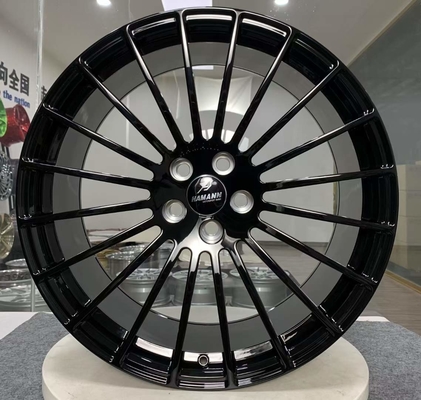 HAMANN YILDÖNÜMÜ EVO 2 X5M F85 20 21 22 İnç BMW Dövme Jantlar Parlak Siyah