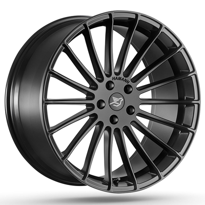 HAMANN YILDÖNÜMÜ EVO 2 X5M F85 20 21 22 İnç BMW Dövme Jantlar Parlak Siyah