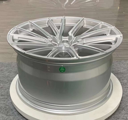 Audi RS4 A6 için Gümüş Cilalı Vossen HF-4T Dövme Jantlar