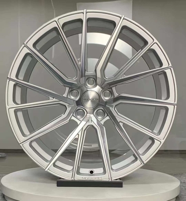Audi RS4 A6 için Gümüş Cilalı Vossen HF-4T Dövme Jantlar