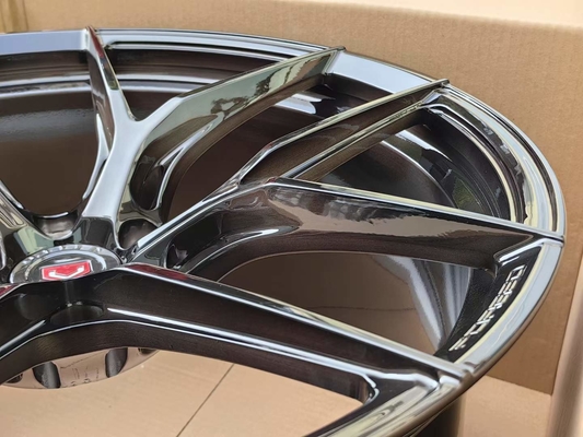 Vossen S21-01 Dövme Jantlar Fırçalanmış Siyah Yüz