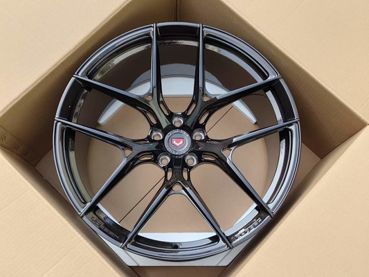 Vossen S21-01 Dövme Jantlar Fırçalanmış Siyah Yüz