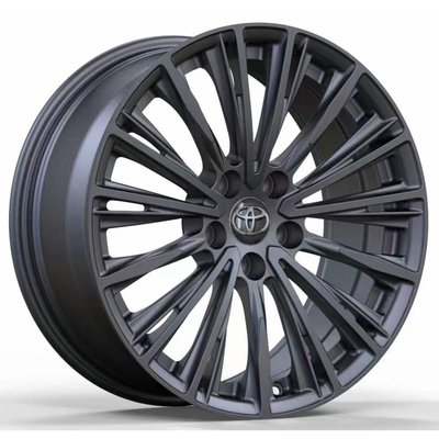 Toyota Crown için Toyota 18 '' OEM Tasarım Mat Siyah Dövme Oto Tekerlekleri