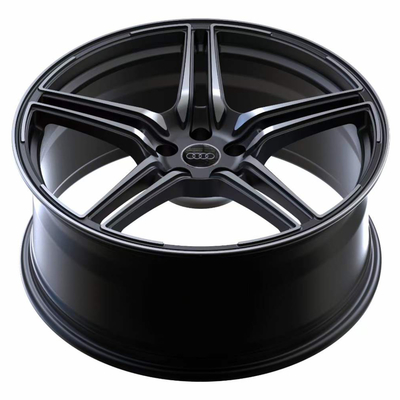 Audi A6 için 21'' ABT FR20 Mystic Siyah Alaşım Jant Seti