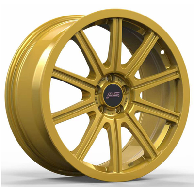 Subaru BRZ için 18'' Altın Monoblok Dövme Jantlar
