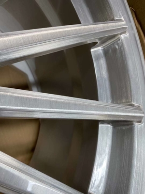 BMW E93 M3 için Fırçalanmış Gümüş Vossen VFS-2 Dövme Jantlar