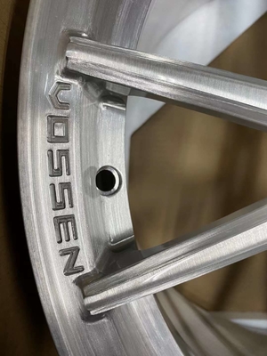 BMW E93 M3 için Fırçalanmış Gümüş Vossen VFS-2 Dövme Jantlar