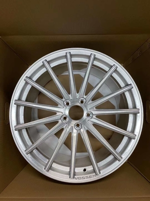 BMW E93 M3 için Fırçalanmış Gümüş Vossen VFS-2 Dövme Jantlar