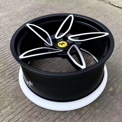 458 488 Spider Özel Kaplama için 5 Spokes Ferrari Dövme Jantlar