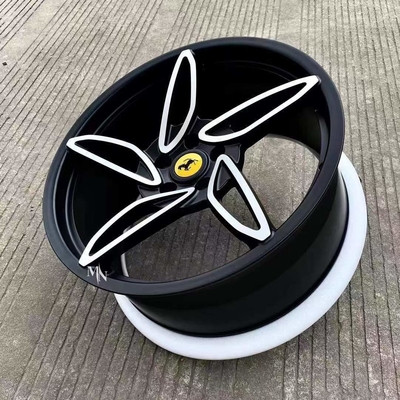 458 488 Spider Özel Kaplama için 5 Spokes Ferrari Dövme Jantlar