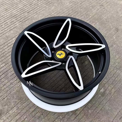 458 488 Spider Özel Kaplama için 5 Spokes Ferrari Dövme Jantlar