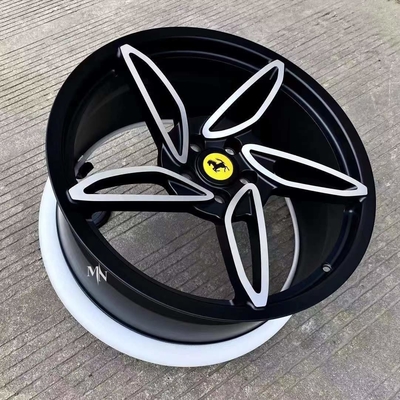 458 488 Spider Özel Kaplama için 5 Spokes Ferrari Dövme Jantlar