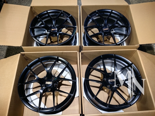 BBS FI R BMW M2 M3 için özel dövme siyah tekerlekler