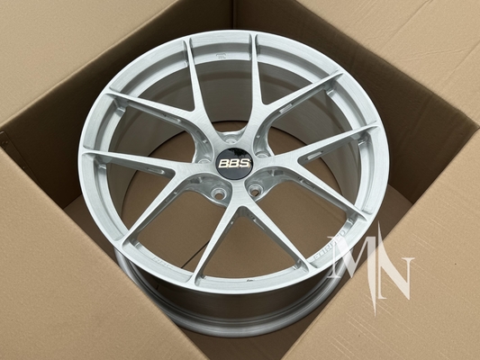 BBS FI R Tekerlekler Pürüzlü Gümüş Satılık GT3 M2 Özel Kalıp Çemberler Mümkün