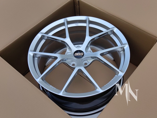 BBS FI R Tekerlekleri 20 21 inç 5x112 Gümüş Audi R8 için Özel Kalıp