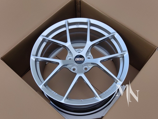 BBS FI R Tekerlekleri 20 21 inç 5x112 Gümüş Audi R8 için Özel Kalıp
