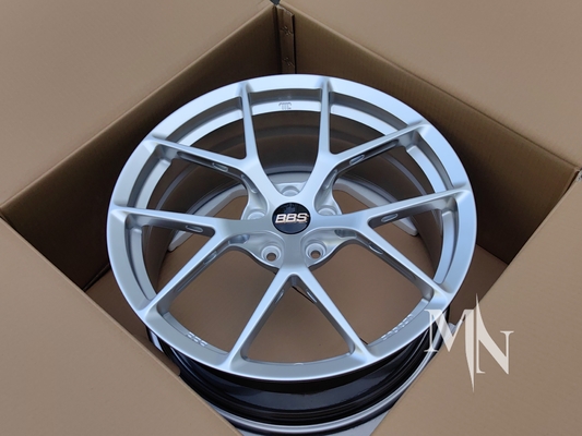 BBS FI R Tekerlekleri 20 21 inç 5x112 Gümüş Audi R8 için Özel Kalıp