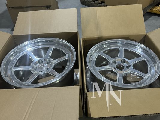 Nissan 350Z 370Z için 5x114.3 Forge Oto Jantlar Parlak Gümüş Kaplama