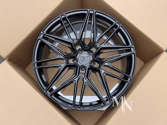 Vossen HF7 Parlak Siyah Tekerlekler Audi RS6 C5 C6 C7 C8 18 19 20 21 22 Inch Custom Avant Rimler